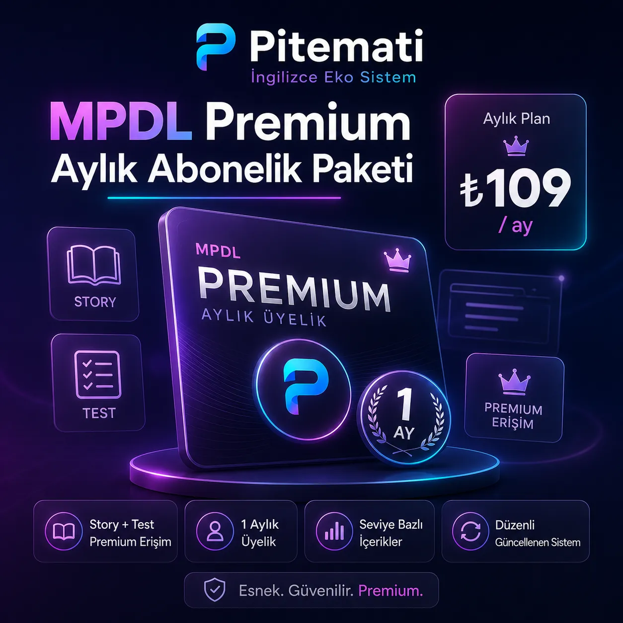 MPDL Test + Story Paketi - Aylık