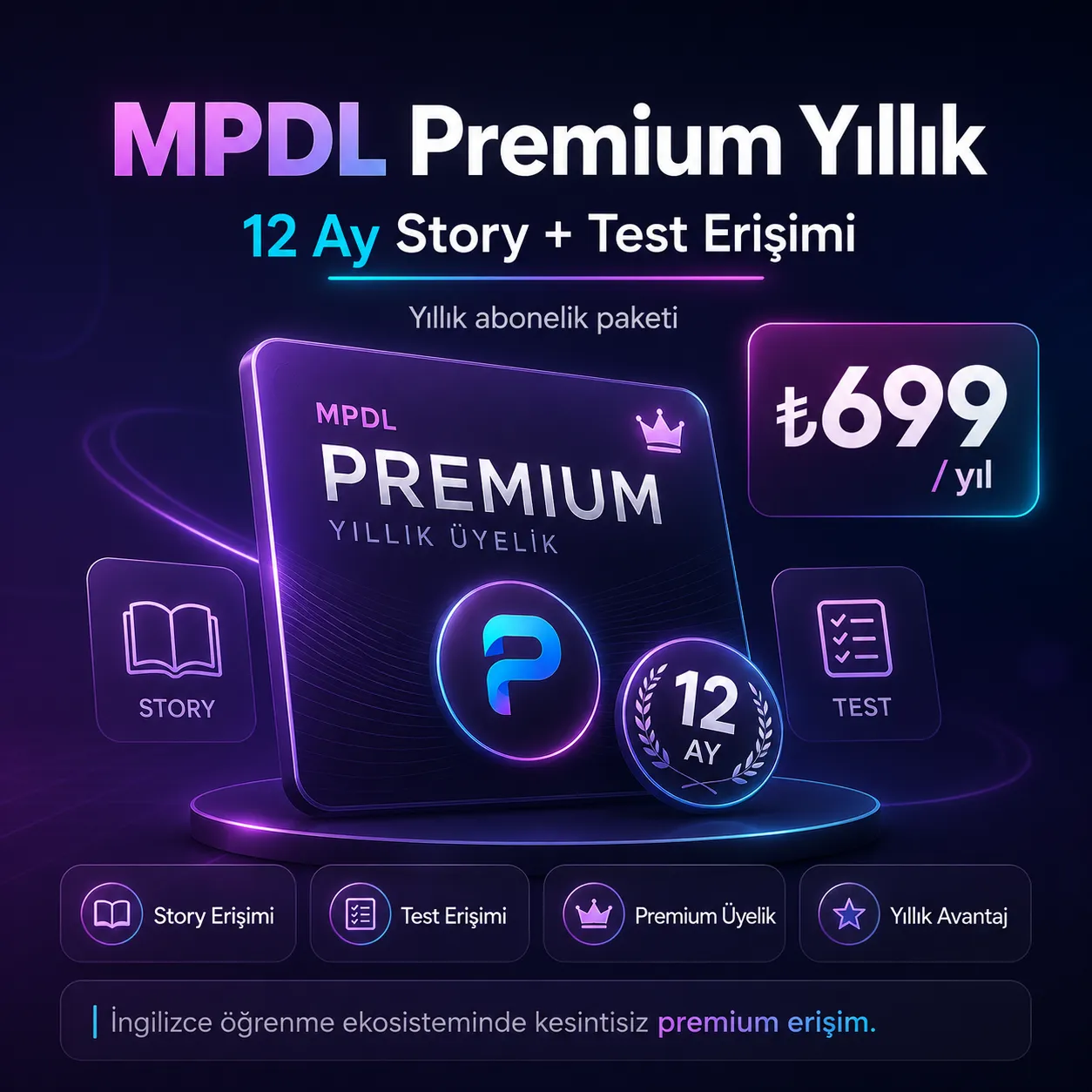 MPDL Test + Story Paketi – Yıllık