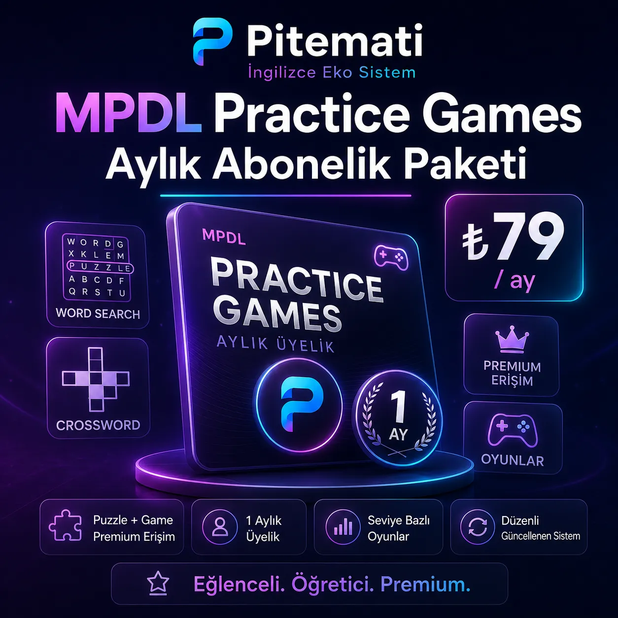 MPDL Practice Games Aylık Paket