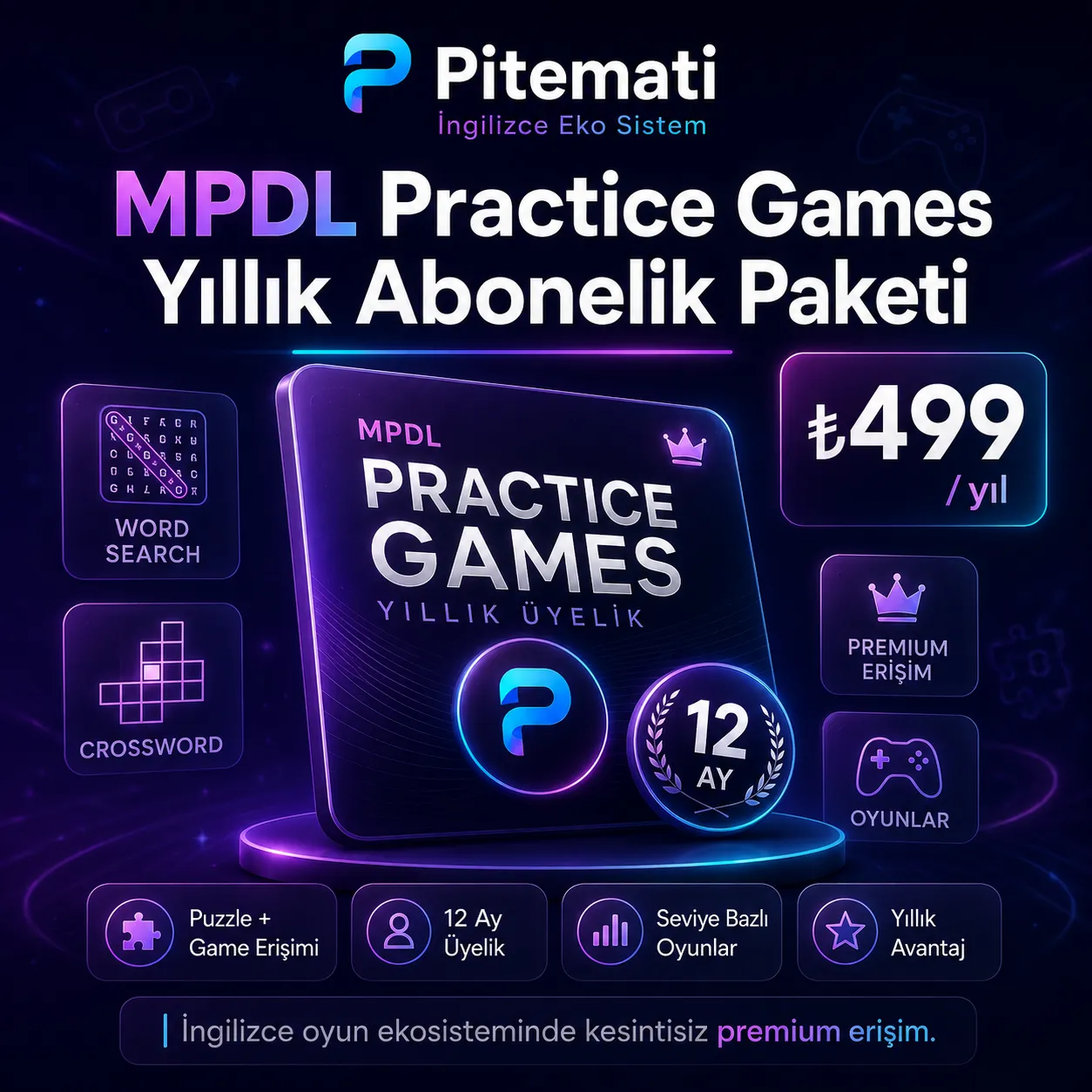 MPDL Practice Games Yıllık Paket